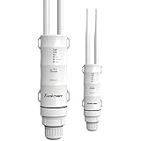 Thinkmart High Power AC600 Dual Band Outdoor PoE Wireless Access Point Repeater with Dual Omni Directional Antennas, A Perfect Solution to Extend Your Wi-Fi Network