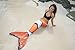 Fin Fun Mermaid Tail, Reinforced Tips, Monofin, Clown Fish, Child 12