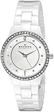 Skagen Women's 347SSXWC Katja Quartz 3-Hand Ceramic White Watch