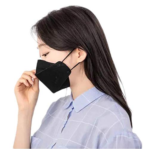 30 Pack 】 INT Black KF94 Mask Certified, 4Layered Face Safety