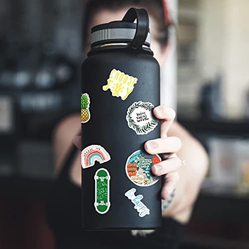 Cute Stickers for Water Bottles, VSCO Sticker Waterproof Vinyl Stickers, 100 PCS Stickers for Hydro Flask, Laptop, Computer, Skateboard, Aesthetic Stickers Pack for Teens Girls Kids