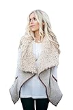 Cozy Arctic Chic Shearling Sherpa Vest Jacket Standard & Plus Size & Storage Bag