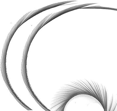 Gregory Crafts & Gifts Silver Grey Biot Feathers x3 Millinery Hat Fascinator