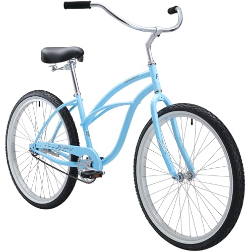 Firmstrong Urban Lady Single Speed - Women's 26" Beach Cruiser Bike (Baby Blue)