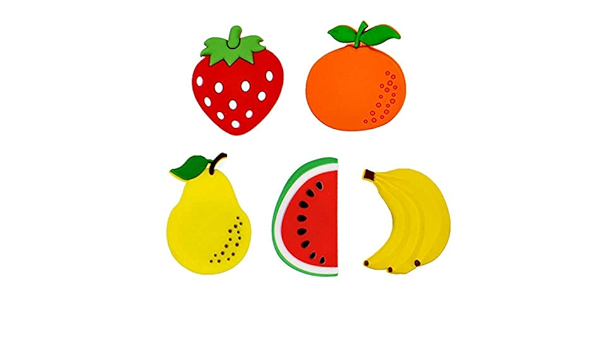 FUYIO 5 / 10pc Imán de Nevera Decoración Etiqueta de Fruta ...