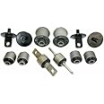 12 Rear Lateral Control Arm Bushing Kit Fit For 2006-2012 Honda Civic FD Gen8 8th Gen 4-Door Sedan NISTO
