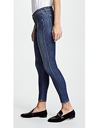 Trapo de hueso y de la dama Jeans capri lavados Rae Azul