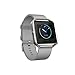Fitbit Blaze Accessory Band, Leather, Mist Grey, Large