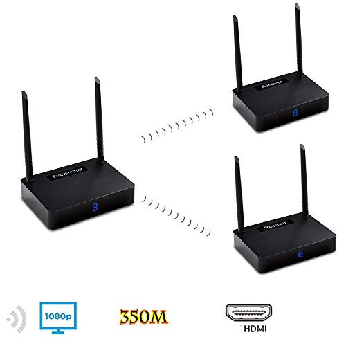 image for Wireless HDMI Sender Measy HD585-2 Extender/Adapter/Dongle Audio Trans