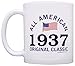 80th Birthday Gifts For All 1943 All American Classic Patriotic Gift Coffee Mug Tea Cup White