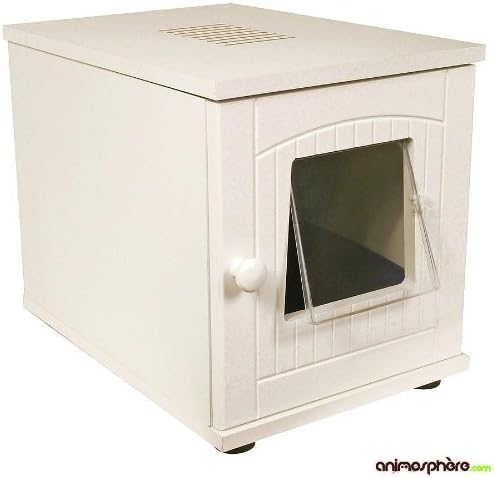 Maison De Toilette Pour Chat 50 X 35 X 38cm Terranimal Amazon Fr Animalerie