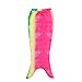 PGXT Girls 3 Pcs Mermaid Tail Rainbow Fish scale Bathing Suit Swimwear