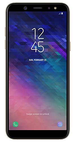 Samsung Galaxy A6 (2018) Dual-SIM 32GB SM-A600F (GSM Only, No CDMA) Factory Unlocked 4G Smartphone (Gold) - International Version