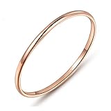 2mm Rose Gold Plated Polish Comfort Fit Domed Titanium Ring Wedding Band (5)