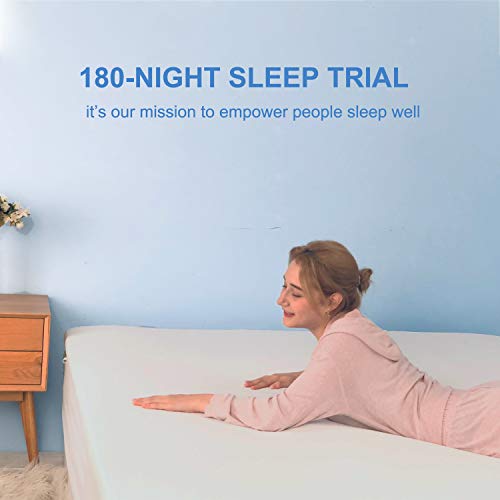 Lauraland Mattress Topper Full Extra Long (Full XL), 2Inch Gel Memory