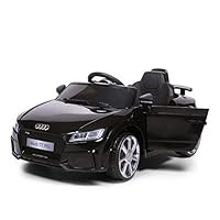 BWM.Co Black Audi TT 12V Kids Ride-on Toy Electric Battery Powered Play Vehicle