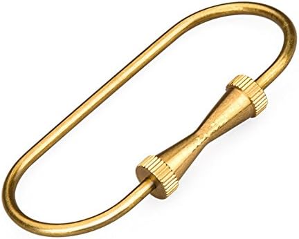 Cipon Keychains Ring,Brass Screw Lock Key Chain Ring