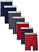 Fruit of the Loom Men's Boxer Brief (Pack of 7), Assorted - Blues, Grays, Reds, Large