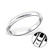 Pro Jewelry 925 Sterling Silver Plain Band Above Knuckle Ring Mid Finger Top 1.2MM 20725