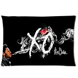 The Weeknd Xo Black Custom Pillowcase Pillow Case Covers 20X30(One Side)