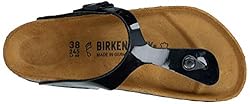 Birkenstock Womens Gizeh Mules Black Size 38