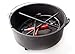 CampMaid Dutch Oven Lid and Pot Holder, Black/Red