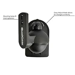 QualGear Universal Speaker Wall Mount for Speakers