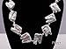Womens Pearl Strand Necklace Classic Irregular 25-35mm Baroque White Freshwater Cultured Pearl Necklace 20