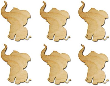 unfinished wooden animals