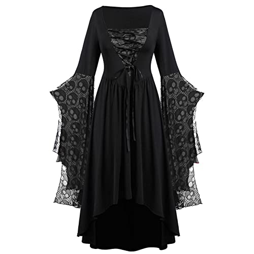 black lace halloween dress Miss Darkness Adult Costume Small