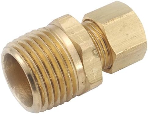 Anderson Metals 750068-0406 Low Lead Male Connector, 1/4-Inch by 3/8-Inch