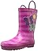 Western Chief Unisex-Child Waterproof Printed Rain Boot with Easy Pull on Handles, Blossom Cutie, 9 M US Toddler