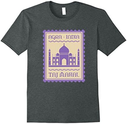 Mens Agra India Taj Mahal Travel Souvenir T Shirt XL Dark Heather