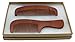 Cypress Lane Premium Wooden Hair Comb/Beard Comb, Quality Amoora Wood with Elegent Gift Box, Set of 2, Unisex