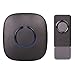 SadoTech Wireless Doorbell for Home - Battery Operated, 1000 Feet, Waterproof Door Bell w/LED Flash, 1 push button + 1 receiver, Waterproof Black