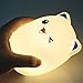 Nursery Lamp, Carejoy Cute Bear Silicone Night Light 7 Colors Accompany You Baby Fall Into Sleep Safely This Kids Night Lamps Will Be Your Good Choice For Your Little One (TAP Control, Boy)