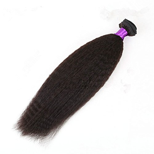 YanT-HAIR-7A-Grade-Brazilian-Virgin-Hair-Kinky-Straight-Human-Hair-Weave-3-Bundles-12-Inches-Natural-Black-Color-Pack-of-3