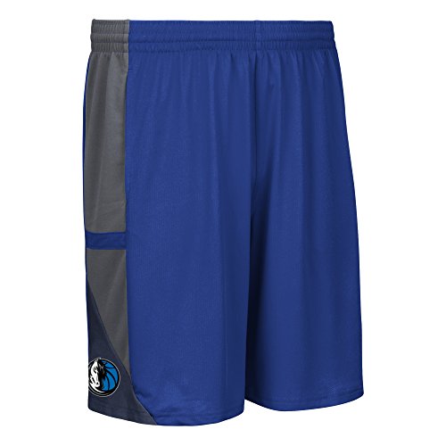 NBA Dallas Mavericks Men's Tip-Off Mesh Shorts, Large, Blue
