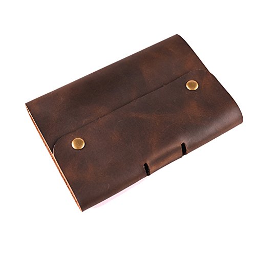 Genuine Leather Journal Writing Notebook Handmade Leather Lined Bound Daily Notepad For Men & Women Lined Paper 160 Pages BJB01