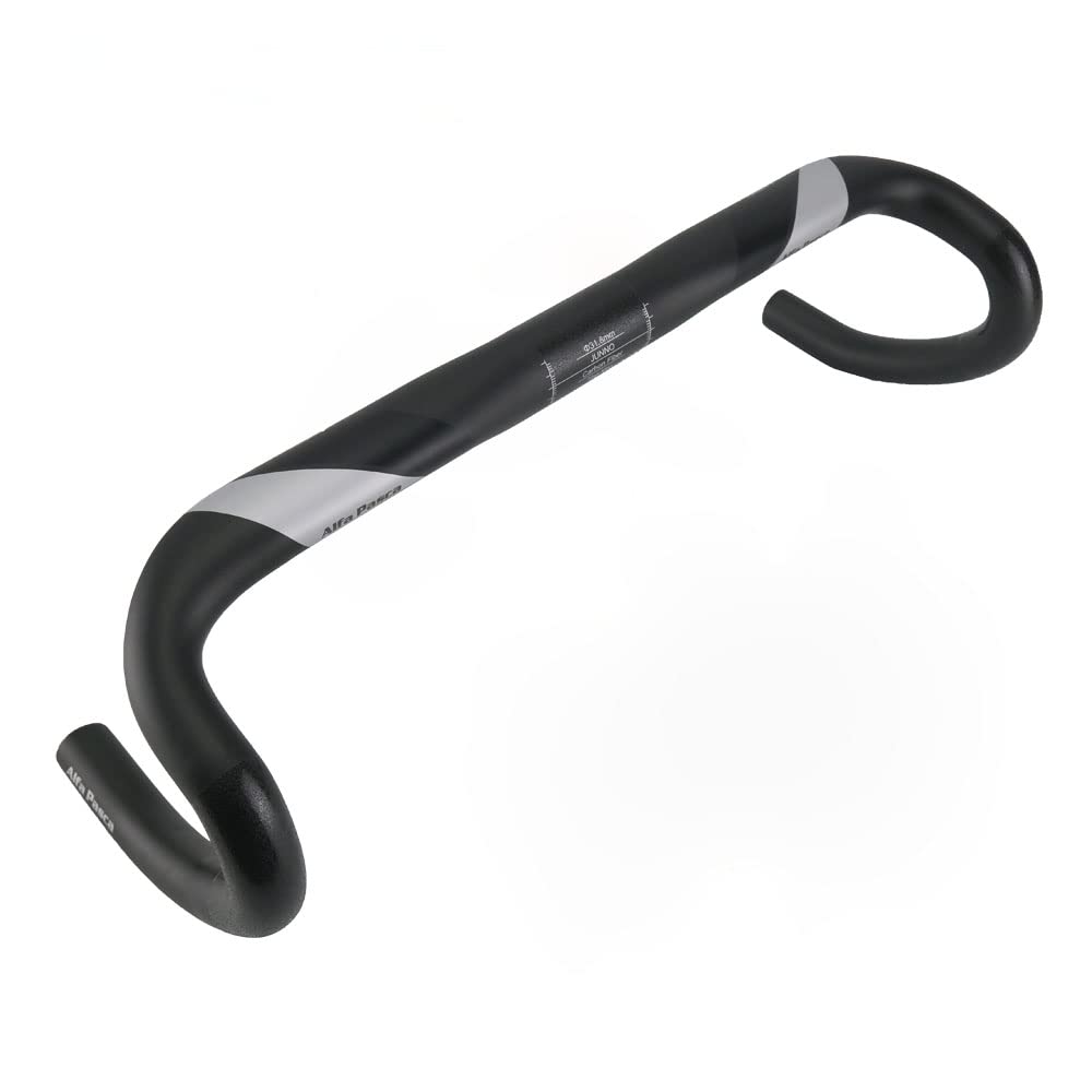Alfa Pasca 31.8 Carbon Handlebar 380mm Carbon Fiber Handlebar Road Bike Carbon Handlebar