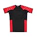 Sanabul Essentials Short Sleeve Compression Base Layer Rash Guard (Large, RED)