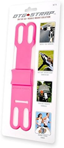 OTG Strap (On The Go Strap- Bike Mount Phone Holder or GPS Easy-Mount. Bicycles, Steering Wheel, Golf & Shopping carts, Strollers and More! Fits All Mobile Devices! (Pink) OTG Strap (On The Go Strap- Bike Mount Phone Holder or GPS Easy-Mount. Bicycles, Steering Wheel, Golf & Shopping carts, Strollers and More! Fits All Mobile Devices! (Pink)