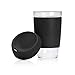 JOCO Cup 16oz - Eco-innovative Borosilicate Glass Reusable Classic Cup - (Black)