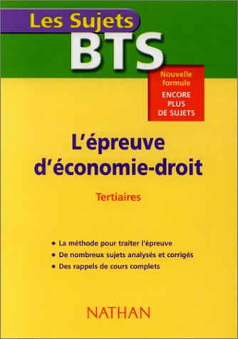 L' épreuve d'économie-droit