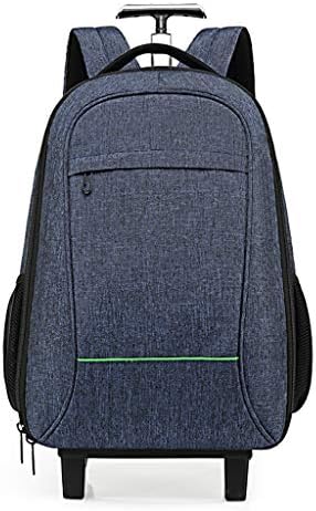 GLLSZ Flight Case Backpack Suitcase Hand Luggage Cabin with 2 Wheels, Laptop Rucksack Handbag Lightweight Waterproof Business Travel Wheeled Rolling Trolley Wheeled Backpacks