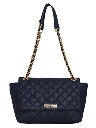 Kenneth Cole Reaction KN1534 Monaco Crossbody Messenger Bag (NAVY BLUE)