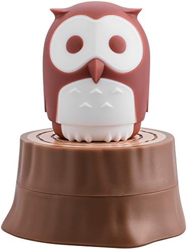 iThinkingHuku with Trunk Owl Shaped Portable Screwdriver with Extension Bar, Maroon (ITK-OW9002-M)