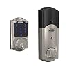SCHLAGE BE469ZP CAM 619 Connect Smart Deadbolt with alarm with Camelot Trim in Satin Nickel, Z-Wave Plus enabled