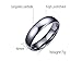 XUANPAI Custom Personalized Tungsten Carbide Domed Wedding Anniversary Matching Couple Ring Set for Lover