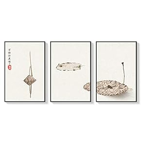 Framed for Living Room Bedroom Abstract Zen for x3 Panels